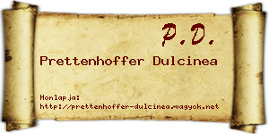 Prettenhoffer Dulcinea névjegykártya